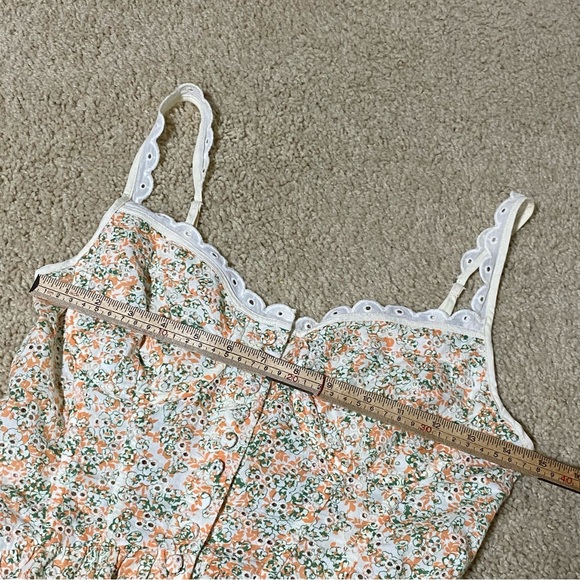 ASTR NWOT Yamila Corset Floral Midi Dress Green Size Small S Romantic Feminine - Picture 13 of 15